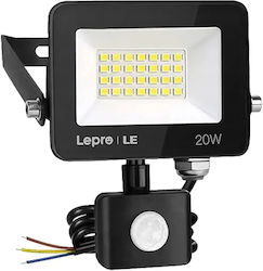 Lepro LED прожектор 20W водоустойчив 5000K