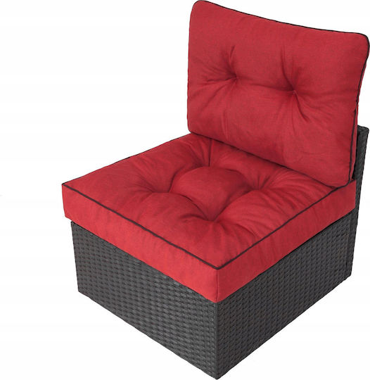 Zierkissen Rote 60x60cm