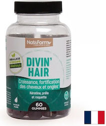 Nat&Form Divin' Hair 60 дъвчащи таблетки Nat&Form Divin' Hair 60 дъвчащи таблетки