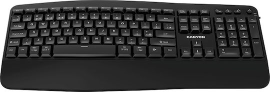 Canyon CNS-HKBW6 Ασύρματο Bluetooth Πληκτρολόγιο Αγγλικό US