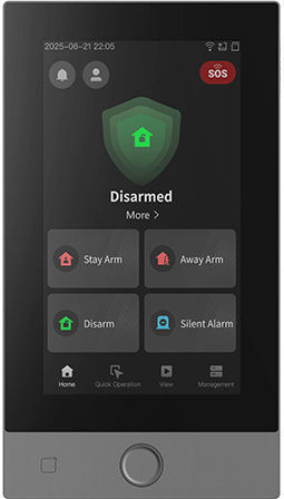 Hikvision Клавиатура за аларма с Touch екран в Черен Цвят DS-PK670MDWNP/Black