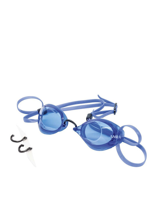 AMILA Amila Schwimmbrillen Erwachsene Blaue