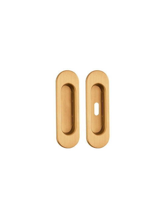 Zogometal Zogometal Türdrücker mit Schlüsselloch Gold 307.63-13