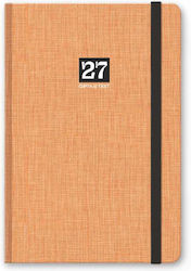Gipta Agendă Zilnică 2027 Portocalie 13x21 cm Gipta Agendă Zilnică 2027 Portocalie 13x21 cm