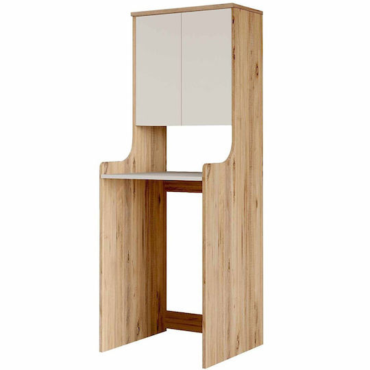 Hanah Home Бански Шкаф За Пералня 64.8x33.8x181cm Бял