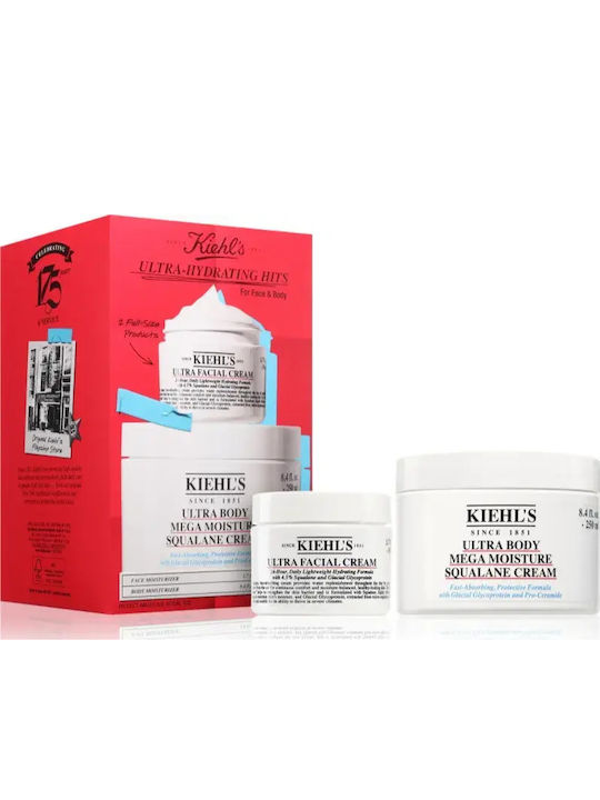 Kiehl's Ultra Body Mega Moisture Squalane Cream Комплект за грижа за хидратация 2 бр Kiehl's Ultra Body Mega Moisture Squalane Cream Комплект за грижа за хидратация 2 бр
