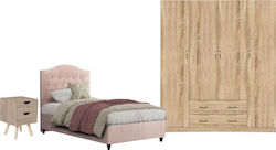 HomeMarkt Φοιτητικό Υπνοδωμάτιο 3τμχ HM11215