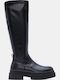 Wildleder Damenstiefel Schwarz