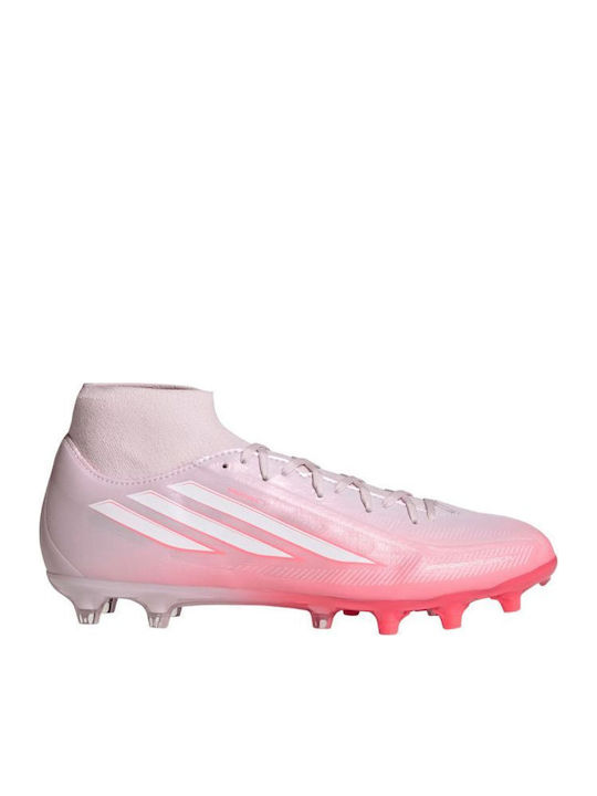 adidas F50 Sparkfusion League FG/AG Football Shoes with Cleats Beige