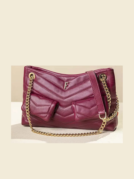 Fragola Women's Shoulder / Crossbody Bag Burgundy