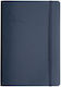 Type Center Daily Agenda B5 2027 Blue Leather 5x23.4cm (with Personalization)