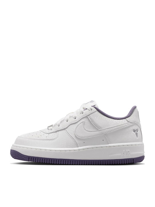 Air Force 1 Adidasi copii Albe
