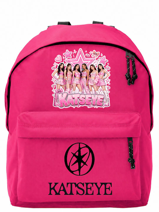 Digital Place Katseye Schulranzen Rucksack Fuchsie