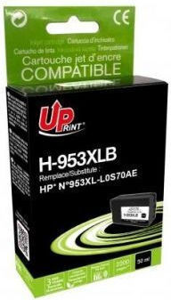 Uprint Συμβατό Μελάνι Εκτυπωτή InkJet HP Μαύρο 1τμχ