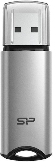 Silicon Power Marvel M02 32GB USB 2.0 Stick Ασημί