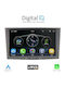 Digital IQ Автомобилна Аудио Система За Opel Corsa / Meriva / Tigra / Vectra 2003-2014 (Bluetooth/USB/Wi-Fi/GPS) С Touch Screen 8"
