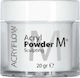 Acryflow Acryflow Acryl Pulver M+ Gel Falsche Nagel Weiß 20gr