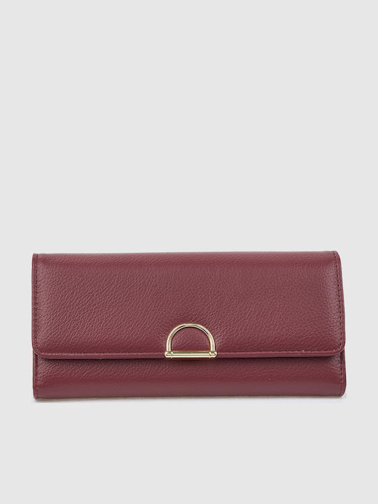 Large Women's Wallet Burgundy