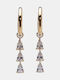 Ohrringe Strass 5001109-Gold
