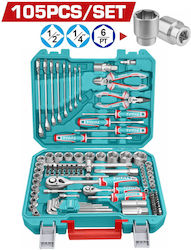 Total Tool Casket with 105 Tools