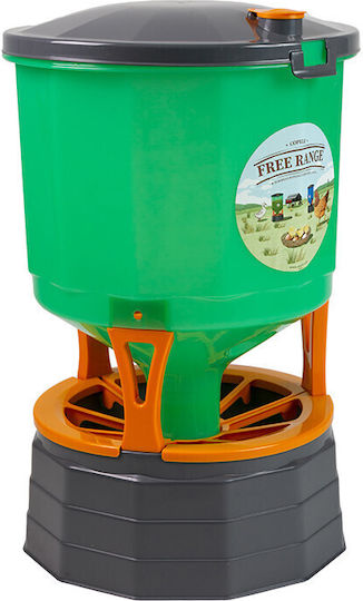 Gaun Plastic Feeder for Hens and Poultry with Capacity 35 Liters 40x40x72cm