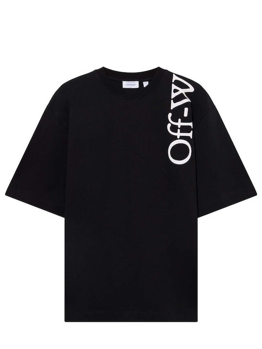 Off White Herrenblusen Kurzarm T-Shirt Schwarz Off White Herrenblusen Kurzarm T-Shirt Schwarz