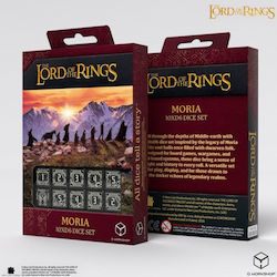 Lord Rings Moria 10 Dice Set D6 Glow In Dark