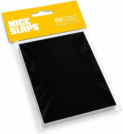 Nice Slaps Standard Sticker Blanks Black Medium 50pcs 7.4 × 10.5 Cm