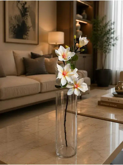 Stewehome Sucursala Artificială De Magnolia De Lux Floare Decorativă Stewehome Sucursala Artificială De Magnolia De Lux Floare Decorativă