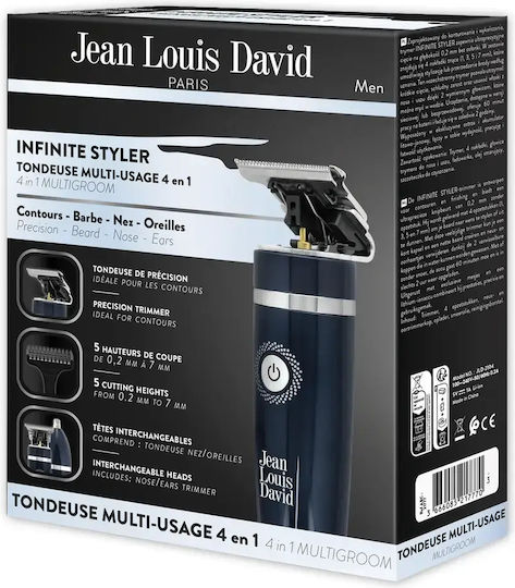 Jean Louis David Infinite Styler Hair Clipper Black 21777