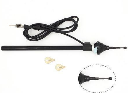 Compotech S.r.l Автомобилна Антена Fender 27мм Черен Стебло 02.101.1/black