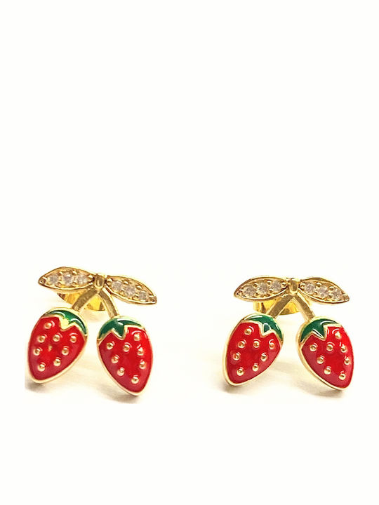Amalfi Accessories Παιδικά Σκουλαρίκια Καρφωτά από Ατσάλι
