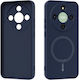 Abeel Honor Magic8 Lite/x9d 5g/honor X70 5g Калъф Thin Circle Magsafe Силикон Син