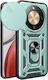 Honor Magic8 Lite 5G Case Amorus Hard Back PC+TPU Green Stand