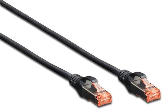 Digitus U/UTP Kat.6 Ethernet Netzwerkkabel 1m Schwarz 10 Stücke