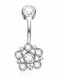Nire Nire Bauchnabelpiercing aus Titan Silber