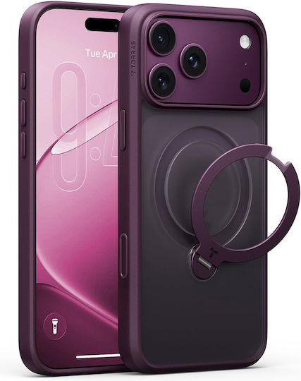 Torras Ostand Q3 Spin Magsafe Purple Mobile Phone Case For Iphone 18 Pro Max/17 Pro Max