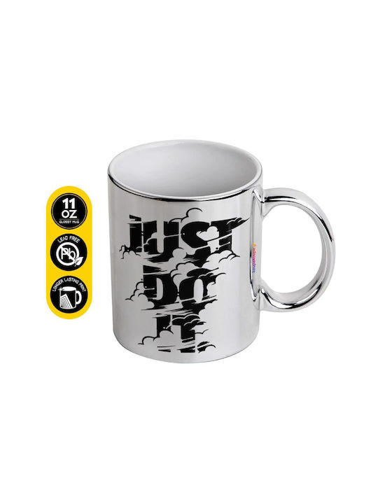Koupakoupa Just Do It Ceramic Mug Silver 330ml
