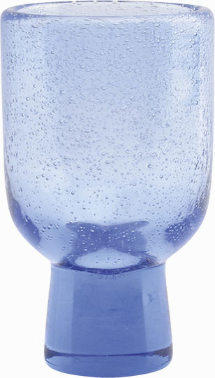 F2D Glas Tasse Blau 250ml