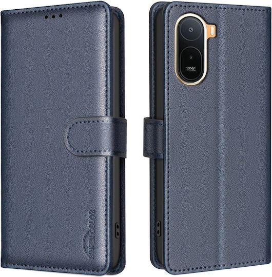Xiaomi Redmi A7 Pro Binfen Case Color Bf32 Flip Wallet Synthetic Leather Pu Tpu Blue Rfid Wallet Stand