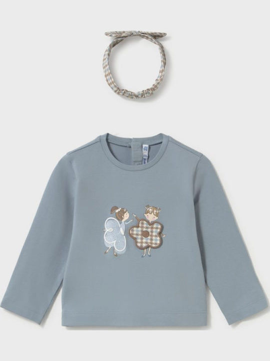 Mayoral Kids Long-sleeved Grey Top