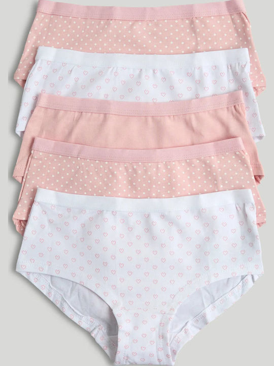 Mothercare Set Lenjerie Pentru Copii Chiloți 5 Bucăți Roze