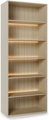 Bookcase with LED Sermavi 149 Oak 91x44x231cm