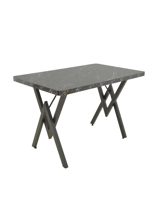 Vertex Esszimmer-Tisch Holz mit Metallrahmen Sc...