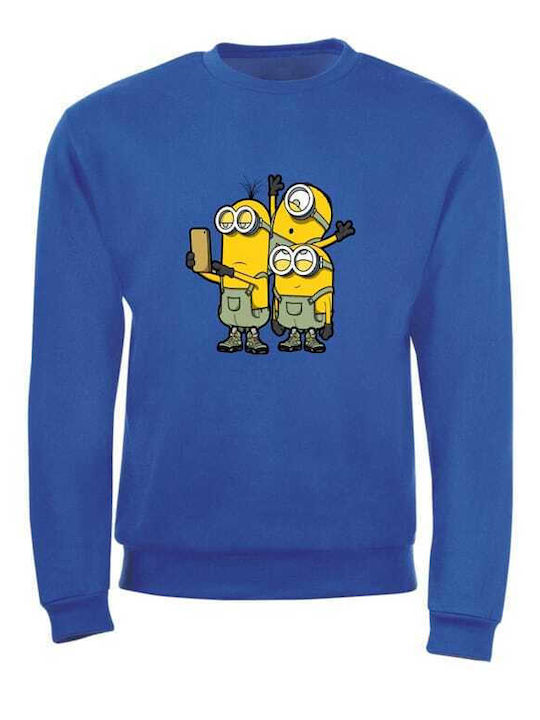 Kids Moda Παιδικό Φούτερ Μπλέ Ρουά