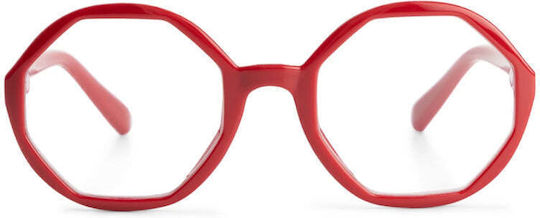 Looplabb Reading Glasses +1.00 in Red Colour