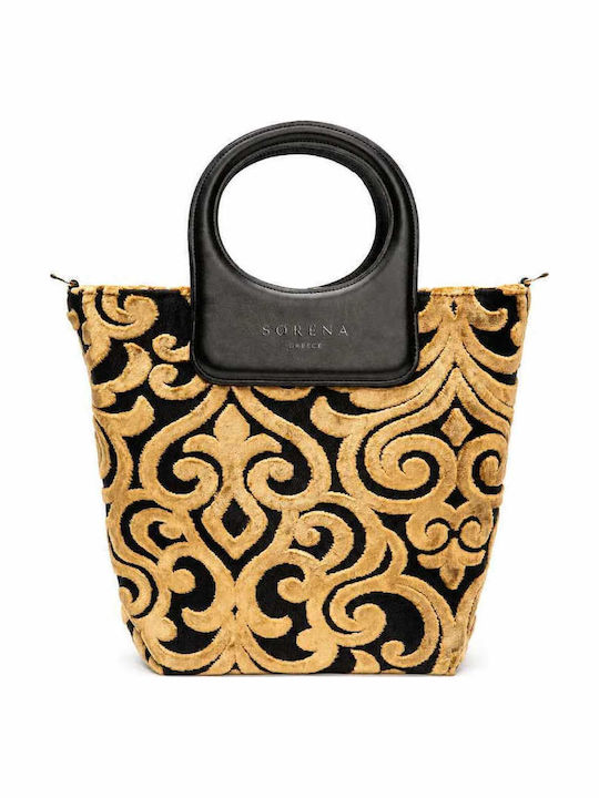 Cassandra Medium Fabric Women's Bag Gold