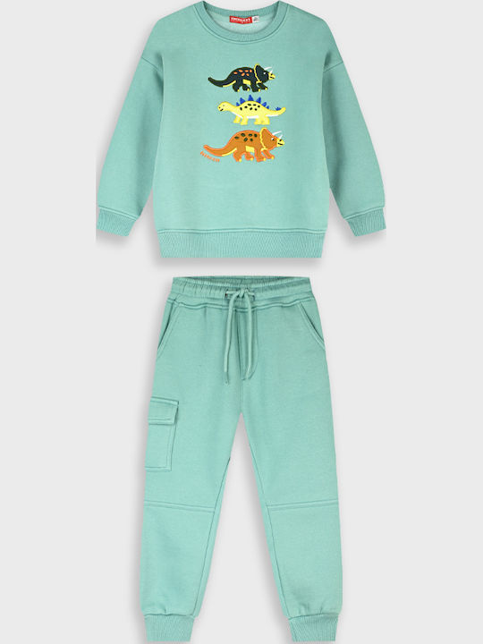 Kinder Trainingsanzug Set Türkis