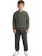 Kids Sweatpants Set Khaki