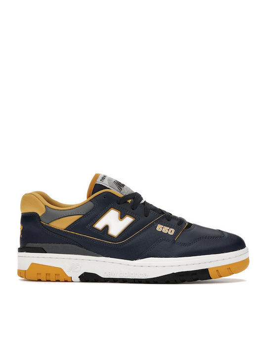 New Balance 550 Herren Sneakers Marineblau Gold